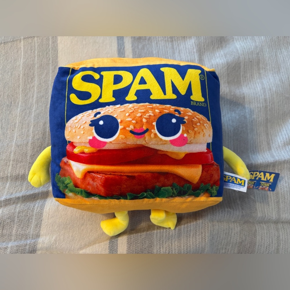 Spam Brand NWT Can Plush Pillow Person Fiesta Toy Character
